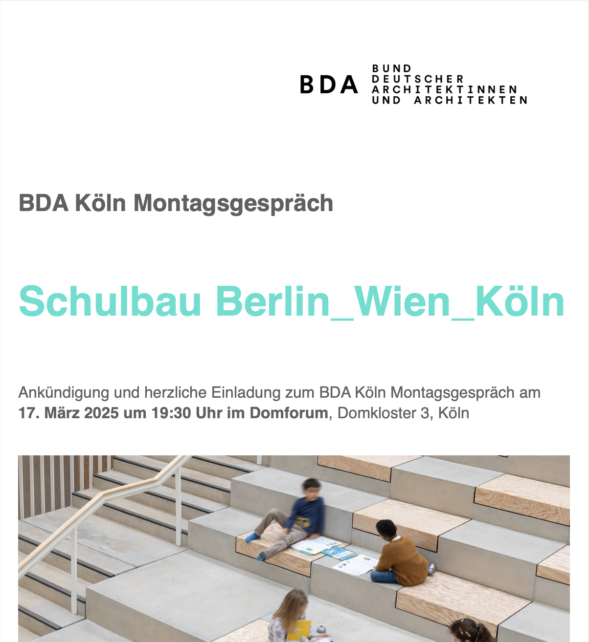 BDA Montagsgespräch